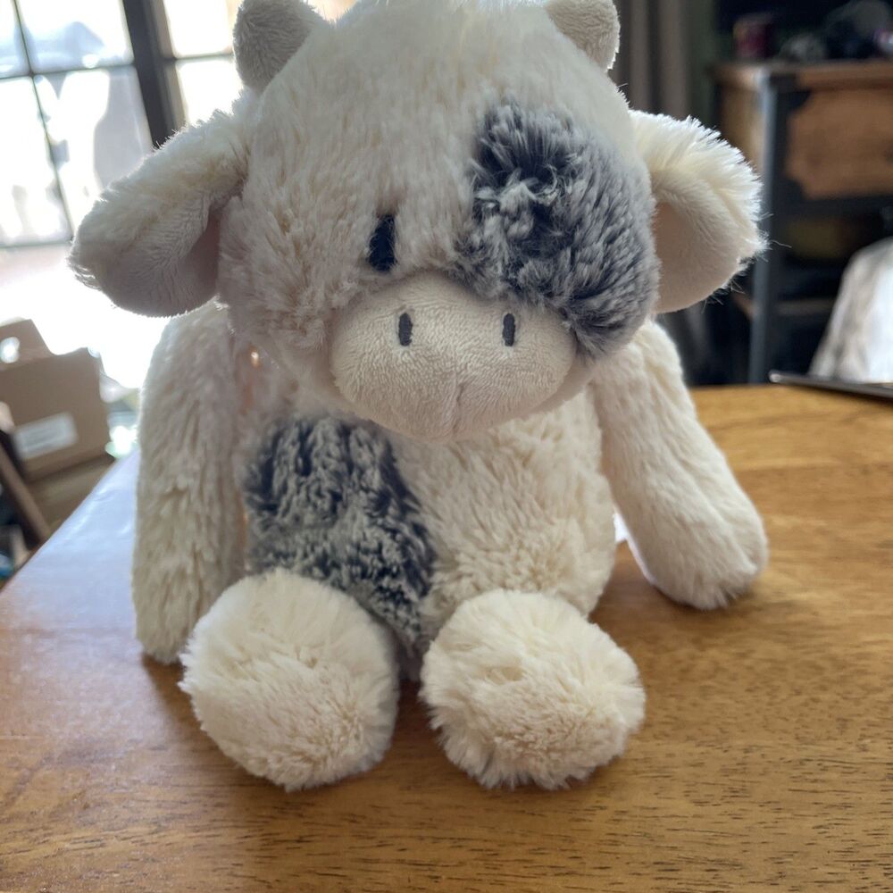 9"  Aurora Small Lopsie Lulu Oliver The Cow Soft Plush Stuffed Animal